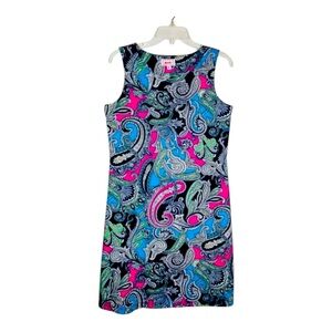 JUDE Colorful Paisley Mini Dress Size M